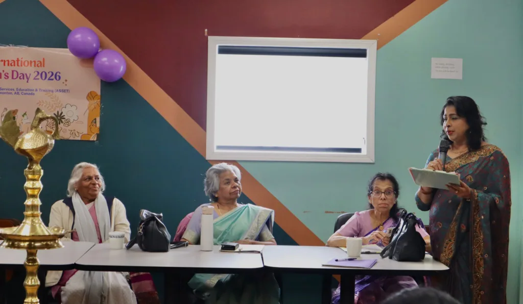 അസറ്റ് ആൽബർട്ട എഡ്മിന്റണിൽ വനിതാദിന ആഘോഷം നടത്തി IMG 20260312 WA0018 Ambili Saju ASSET Alberta