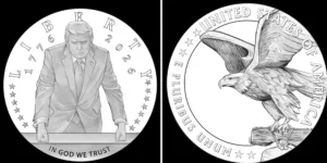 പ്രസിഡന്റ് ഡോണൾഡ് ട്രംപിന്റെ ചിത്രം പതിപ്പിച്ച സ്വർണ്ണനാണയം പുറത്തിറക്കുന്നു RRSP 8 24-Karat Gold Trump Coin