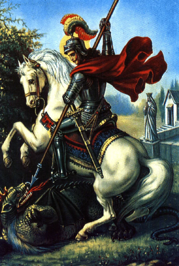 ST. GEORGE Believing and following